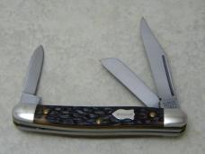Schrade Walden NY USA Jigged Delrin 808 Serpentine Stockman Knife in Tube c.1970's Schrade Walden NY USA Jigged Delrin 808 Serpentine Stockman Knife in Tube c.1970's