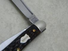 Schrade Walden NY USA Jigged Delrin 808 Serpentine Stockman Knife in Tube c.1970's Schrade Walden NY USA Jigged Delrin 808 Serpentine Stockman Knife in Tube c.1970's