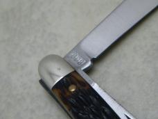 Schrade Walden NY USA Jigged Delrin 808 Serpentine Stockman Knife in Tube c.1970's Schrade Walden NY USA Jigged Delrin 808 Serpentine Stockman Knife in Tube c.1970's