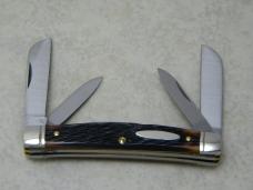 Schrade Walden NY USA Jigged Delrin 974 Congress Knife in Tube c.1970's Schrade Walden NY USA Jigged Delrin 974 Congress Knife in Tube c.1970's