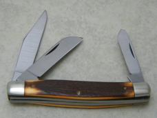 Schrade NY USA Delrin 832 Serpentine Stockman Knife in Tube c.1970's Schrade NY USA Delrin 832 Serpentine Stockman Knife in Tube c.1970's