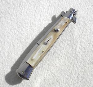 NEW FRANK BELTRAME 11" GENUINE BLOND HORN ITALIAN STILETTO