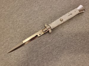 15"  "MARBLE" ACRYLIC SCALES Italian Stiletto