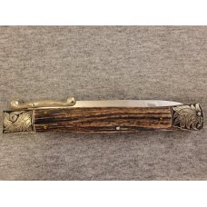 *CUSTOM* 13" AGA Campolin OVAL BUTTONS STAG SWINGUARD *ENGRAVED* *CUSTOM* 13" AGA Campolin OVAL BUTTONS STAG SWINGUARD *ENGRAVED*