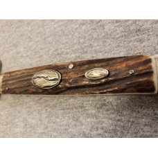 *CUSTOM* 13" AGA Campolin OVAL BUTTONS STAG SWINGUARD *ENGRAVED* *CUSTOM* 13" AGA Campolin OVAL BUTTONS STAG SWINGUARD *ENGRAVED*
