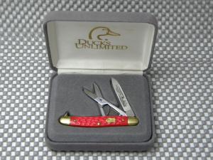 Schrade + USA 707UH Ducks Unlimited Canada Gambler Scissors Pen Knife in Box