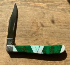 CASE Slimline Trapper Arizona Jade/Opal Inlaid CASE Slimline Trapper Arizona Jade/Opal Inlaid