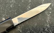 Rare Vintage Pistol Out The Front (OTF) Switchblade Knife, From Spain With Original Holster Sheath 
