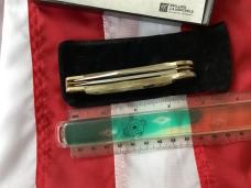 J A Henckels Copperhead Pocket Knife w/ Buffalo Horn Handles +Pouch, COA & Hard Box -NOS J A Henckels Copperhead Pocket Knife w/ Buffalo Horn Handles +Pouch, COA & Hard Box -NOS