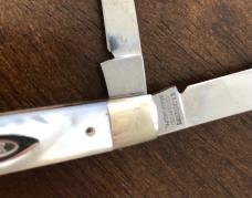 1990 Case XX 9285 - Genuine Pearl  - German Manufactured Doctor's Knife - 3 5/8" Closed
