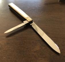 1990 Case XX 9285 - Genuine Pearl  - German Manufactured Doctor's Knife - 3 5/8" Closed
