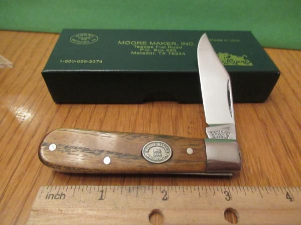 Moore Maker Canal Street  Wood Handle Barlow 