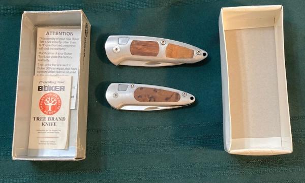 Two Boker Auto Conversions Top Lock & Top Lock II