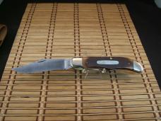 SCHRADE OLD TIMER 125OT MUSTANG VINTAGE USA MADE HIGH CARBON STEEL KNIFE AND ORIGINAL LEATHER SHEATH