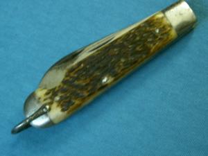 VINTAGE 4 LINE CAMILLUS CUTLERY CO BONE EZ EASY OPEN JACK FOLDING POCKET KNIFE KNIVES OLD