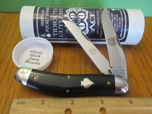 Great Eastern Tidioute Bayou Trapper ACE Black Linen Micarta Pattern # 888222