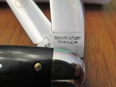 Great Eastern Tidioute Bayou Trapper ACE Black Linen Micarta Pattern # 888222
