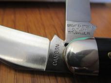 Great Eastern Tidioute Bayou Trapper ACE Black Linen Micarta Pattern # 888222