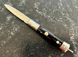 Rare Miniature Rizzuto Estileto Milano Clone, Guardless Step Bolster, Used 