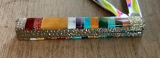 Case Baby Doctor Pill Buster One of a Kind Multistone Inlaid