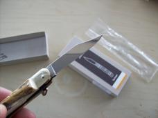 Hubertus Knife Solingen, Germany Small 08 Genuine Stag/Antler 5 3/4 " Open Lilyput NIB Hubertus Knife Solingen, Germany Small 08 Genuine Stag/Antler 5 3/4 " Open Lilyput NIB