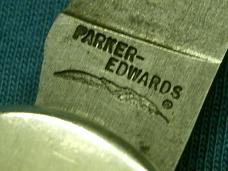VINTAGE JACKSONVILLE ALABAMA PARKER EDWARDS STAG DAMASCUS LOCKBACK FOLDING POCKET KNIFE KNIVES OLD VINTAGE JACKSONVILLE ALABAMA PARKER EDWARDS STAG DAMASCUS LOCKBACK FOLDING POCKET KNIFE KNIVES OLD