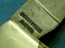 VINTAGE JACKSONVILLE ALABAMA PARKER EDWARDS STAG DAMASCUS LOCKBACK FOLDING POCKET KNIFE KNIVES OLD VINTAGE JACKSONVILLE ALABAMA PARKER EDWARDS STAG DAMASCUS LOCKBACK FOLDING POCKET KNIFE KNIVES OLD