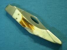 FROST CUTLERY JAPAN BONE HANDLE LOCKBACK FOLDING JACK POCKET KNIFE KNIVES HOOF OLD FROST CUTLERY JAPAN BONE HANDLE LOCKBACK FOLDING JACK POCKET KNIFE KNIVES HOOF OLD