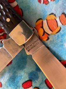 Cold Steel Stockman Made in USA by Camillus. Carbon V Steel