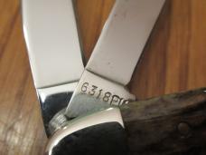 Case XX  1981 Brown Bone Stockman with Punch Pattern # 6318 PU