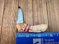 Moki Lakota Teal Custom Brown Jasper with Inlays Seki Japan Moki Lakota Teal Custom Brown Jasper with Inlays Seki Japan