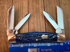 Queen Cutlery “Crandall” Brand Congress Blue Jigged Bone 1997 Queen Cutlery “Crandall” Brand Congress Blue Jigged Bone 1997