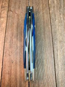 Queen Cutlery “Crandall” Brand Congress Blue Jigged Bone 1997 Queen Cutlery “Crandall” Brand Congress Blue Jigged Bone 1997