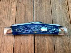 Queen Cutlery “Crandall” Brand Congress Blue Jigged Bone 1997 Queen Cutlery “Crandall” Brand Congress Blue Jigged Bone 1997