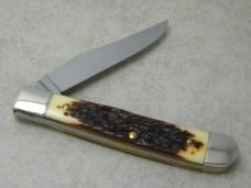Schrade USA 97OT Old Timer Staglon Buzzsaw 1 Blade Trapper Knife Schrade USA 97OT Old Timer Staglon Buzzsaw 1 Blade Trapper Knife