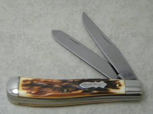 Schrade + USA 285UH Uncle Henry Staglon Pro Trapper Knife