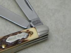 Schrade + USA 807UH Uncle Henry Staglon Junior Stockman Knife Schrade + USA 807UH Uncle Henry Staglon Junior Stockman Knife