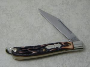 Schrade + USA 12UH Uncle Henry Staglon Roadie Pen Knife with Bale