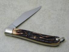 Schrade + USA 12UH Uncle Henry Staglon Roadie Pen Knife with Bale Schrade + USA 12UH Uncle Henry Staglon Roadie Pen Knife with Bale