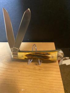 Case blue scroll stag trapper 1977