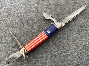 Remington UMC Flag Celluloid Scout Pattern R4235