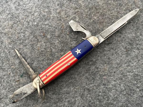 Remington UMC Flag Celluloid Scout Pattern R4235 Remington UMC Flag Celluloid Scout Pattern R4235