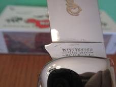 Winchester Buffalo Head Series Burnt Orange Bone Clasp Pattern # W18 19108 BH