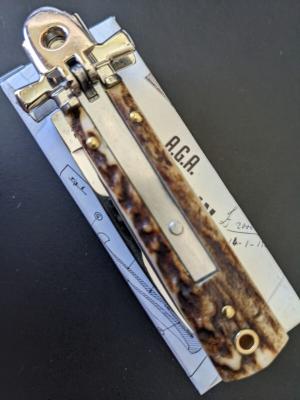 AGA CAMPOLIN MINI DOMINUS IN STAG HORN NIB 