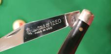 Vintage Queen Steel #12EO USA, Slick Black Easy Open Knife, Q76 Vintage Queen Steel #12EO USA, Slick Black Easy Open Knife, Q76