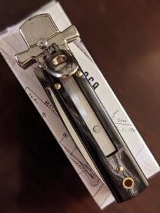 AGA CAMPOLIN MINI DOMINUS IN BRAZILIAN HORN NIB AGA CAMPOLIN MINI DOMINUS IN BRAZILIAN HORN NIB