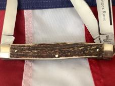 Vintage J A Henckels 3 Blade Stockman "Premium Stock" Knife - Great Stag Handles MDL 190 -NOS & M/NM Vintage J A Henckels 3 Blade Stockman "Premium Stock" Knife - Great Stag Handles MDL 190 -NOS & M/NM