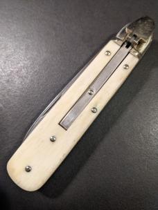 BOKER NIB 712 RARE WHITE BONE 1980'S LEVERLOCK AUTO BOKER NIB 712 RARE WHITE BONE 1980'S LEVERLOCK AUTO