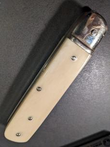 BOKER NIB 712 RARE WHITE BONE 1980'S LEVERLOCK AUTO BOKER NIB 712 RARE WHITE BONE 1980'S LEVERLOCK AUTO