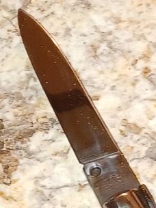 Vintage Herbertz Rostfrei. Short blade for German market.